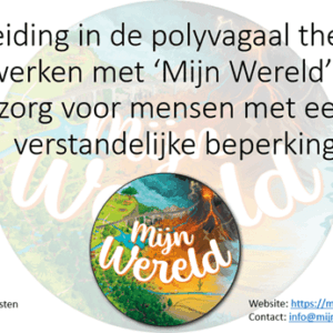 Basistraining: Inleiding in de polyvagaal theorie en werken met 'Mijn Wereld' in de zorg voor mensen met een verstandelijke beperking 2026